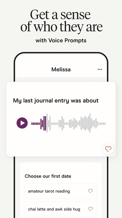 Hinge App Store screenshot 4